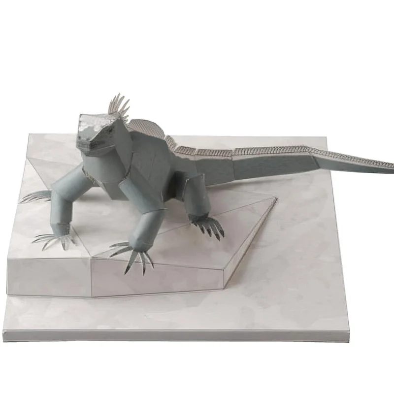 Art Craft Center - Marine Iguana seni Origami Mini 3D