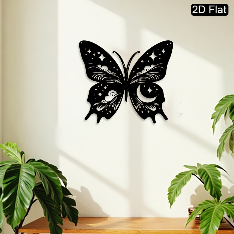 Art And Craft Studio - CIFBUY Seni Dinding Logam Patung Kupu-Kupu