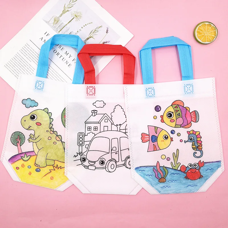 Art Craft Earth Day - 24pcs Tas Mewarnai Kartun Lucu yang