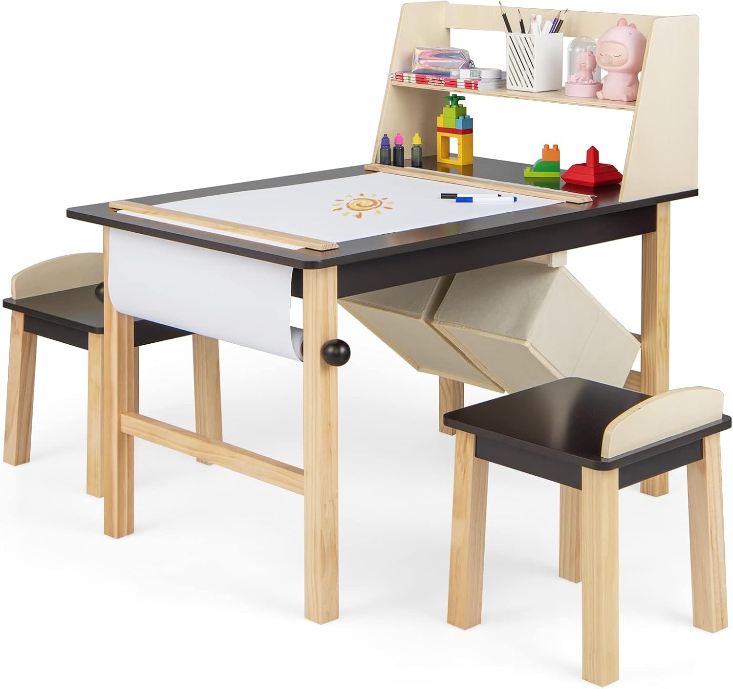 Art Craft Toddler - Set Meja dan Kursi Seni Anak,