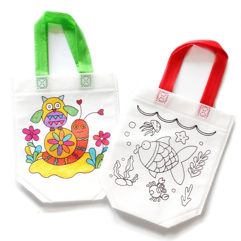 Art Craft Earth Day - 24 Buah Tas Mewarnai Kartun Lucu