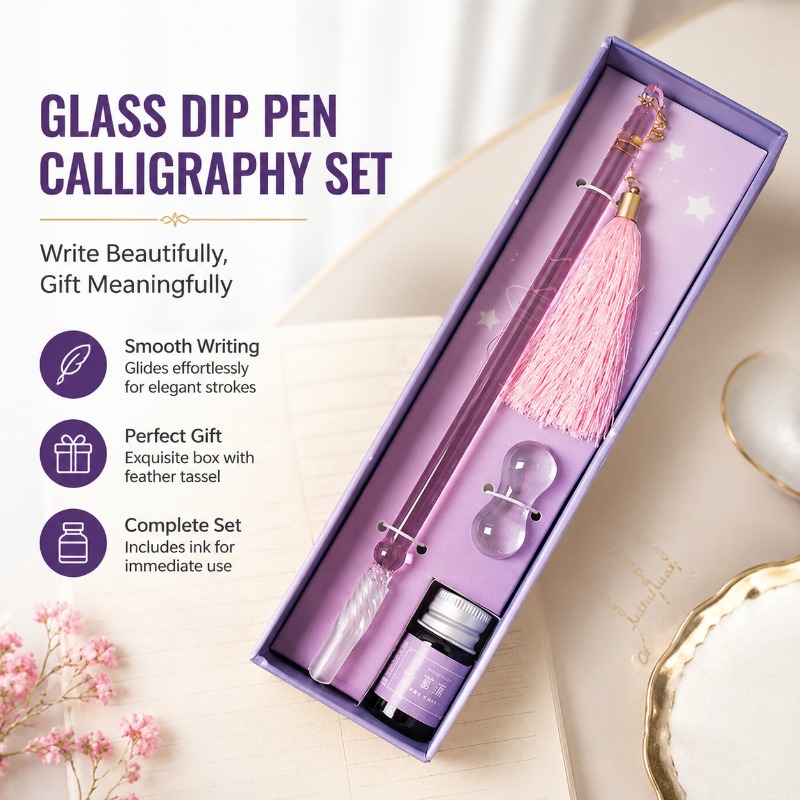 Calligraphy Pen Set - Set Pena Kaligrafi dengan Tinta, Kotak