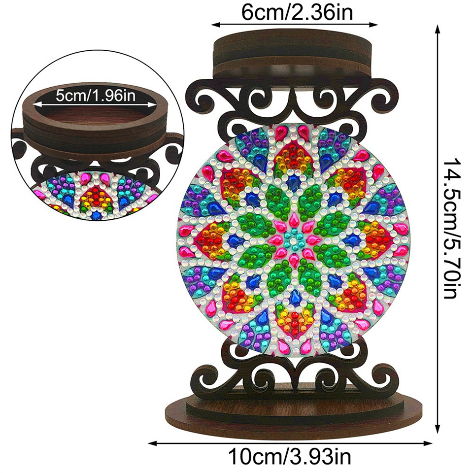 Tempat lilin berbentuk bunga,  - Art Craft Flower ulasan dan harga