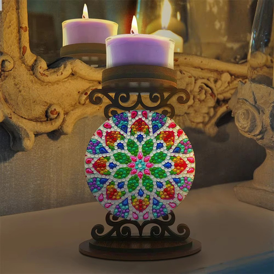 Tempat lilin berbentuk bunga,  - Art Craft Flower ulasan dan harga