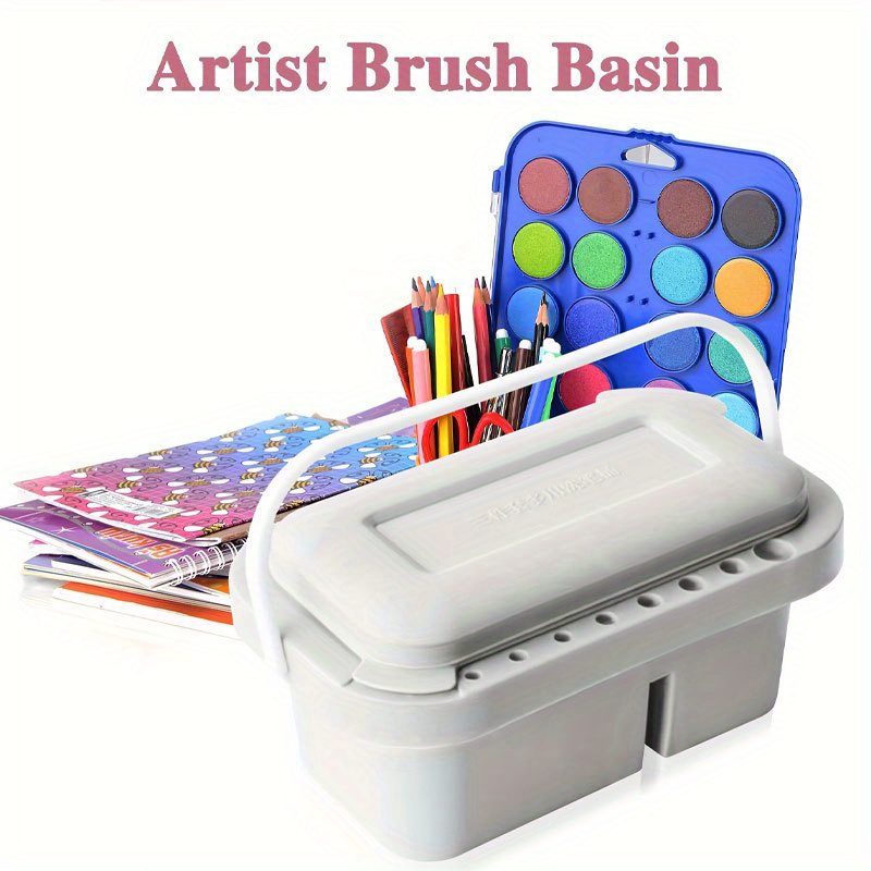 Bak Pembersih Kuas Cat 3-in-1  - Gouache Paint Set ulasan dan harga