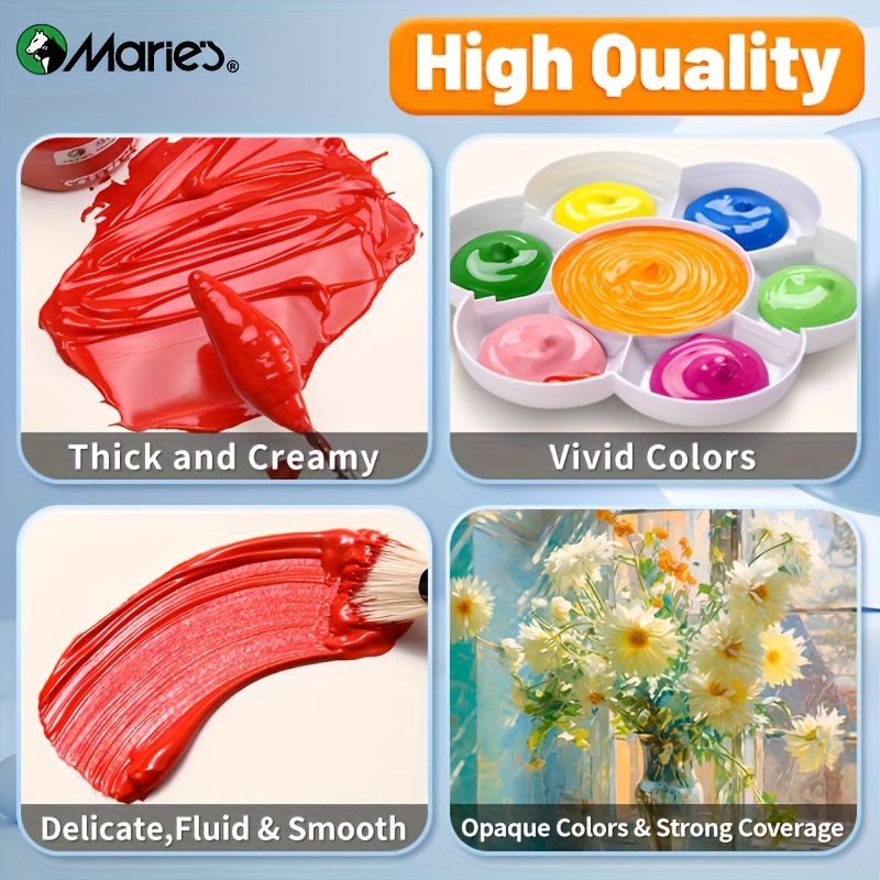 Set Cat Gouache 36 Warna 12mL/ - Gouache Paint Set ulasan dan harga