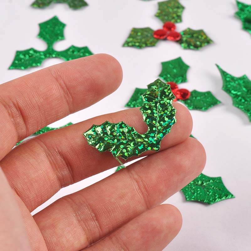 100 buah 25-60mm pohon Natal d - Art Craft Christmas Tree ulasan dan harga