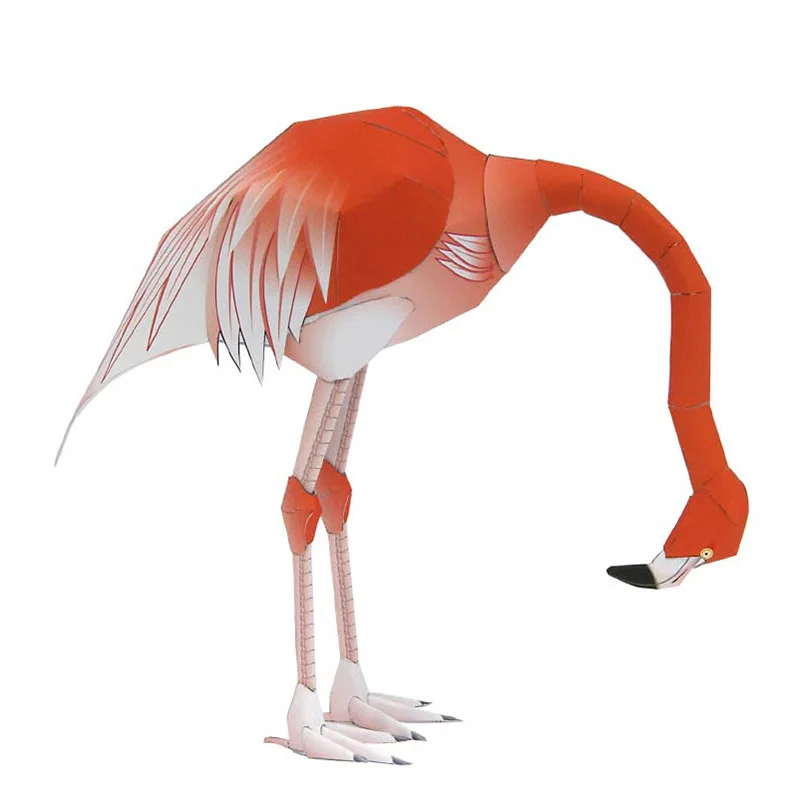 Flamingo Karibia lipat tiga bu - Art Craft Center ulasan dan harga