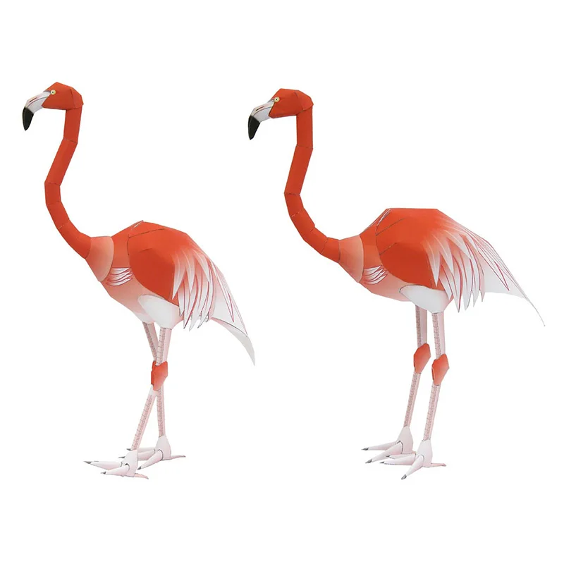 Flamingo Karibia lipat tiga bu - Art Craft Center ulasan dan harga