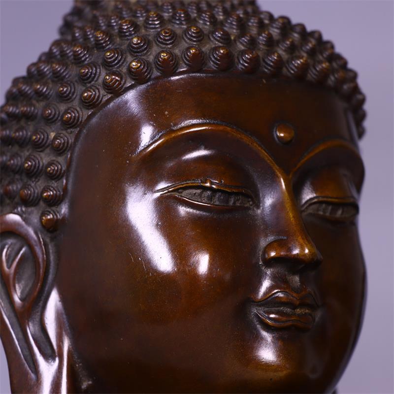 7.3 inci Patung Kepala Buddha  - Art Craft India ulasan dan harga