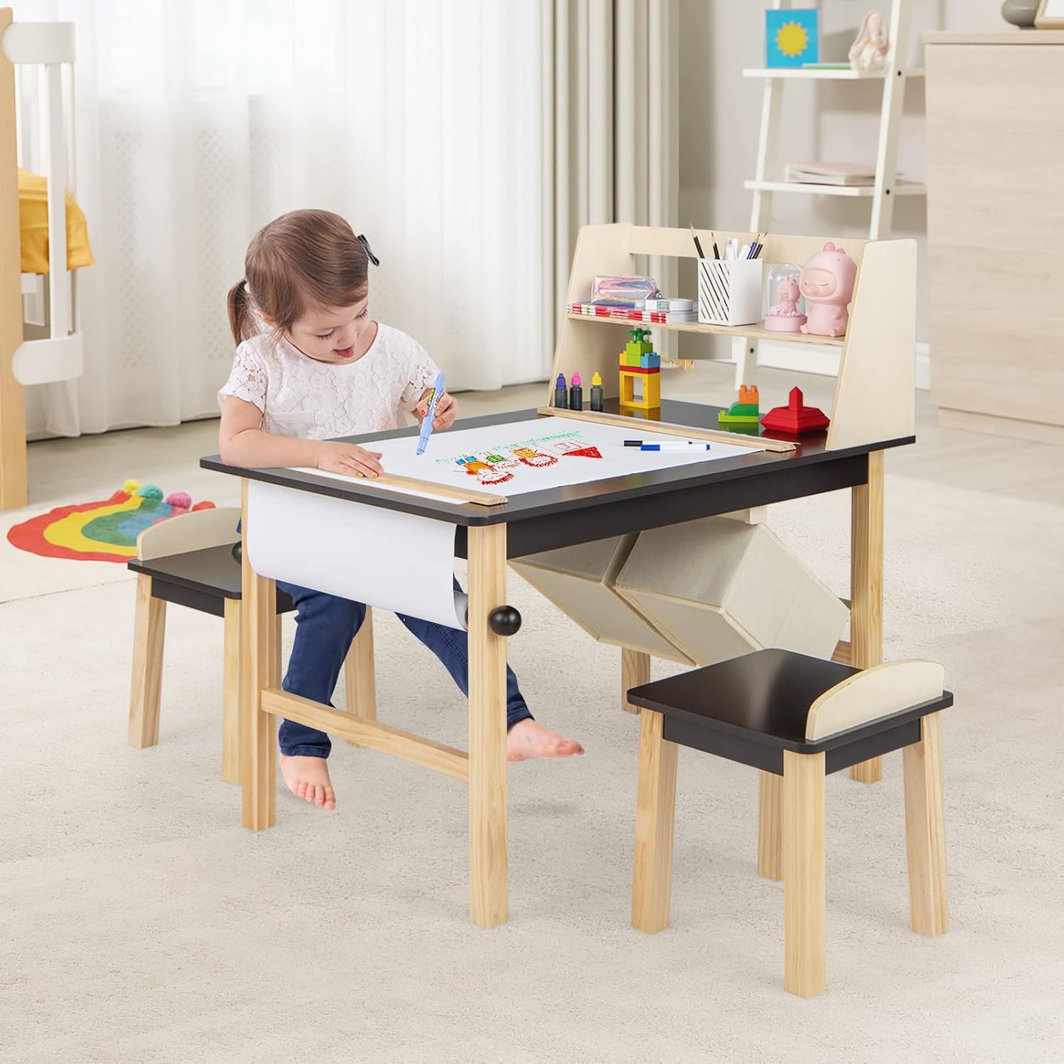 Set Meja dan Kursi Seni Anak,  - Art Craft Toddler ulasan dan harga