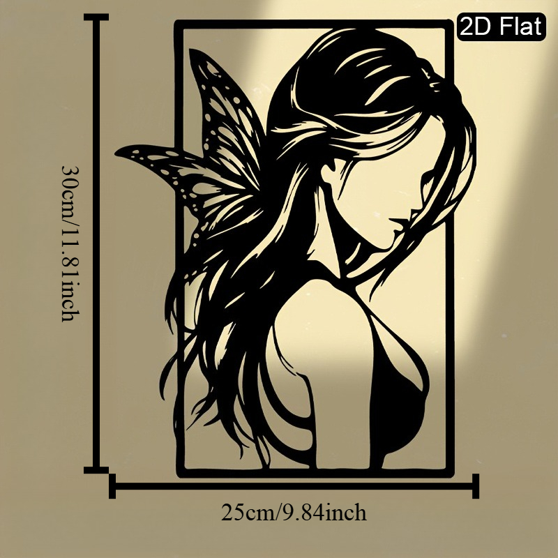 CIFBUY Seni Dinding Logam Silu - Art And Craft Studio ulasan dan harga