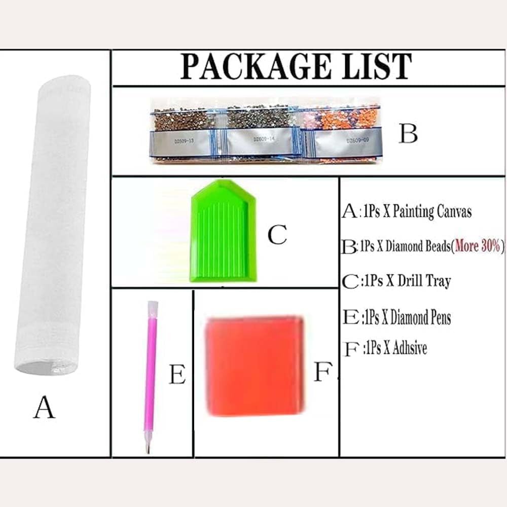Kit Lukisan Berlian Bentuk Khu - Art Craft Flower ulasan dan harga