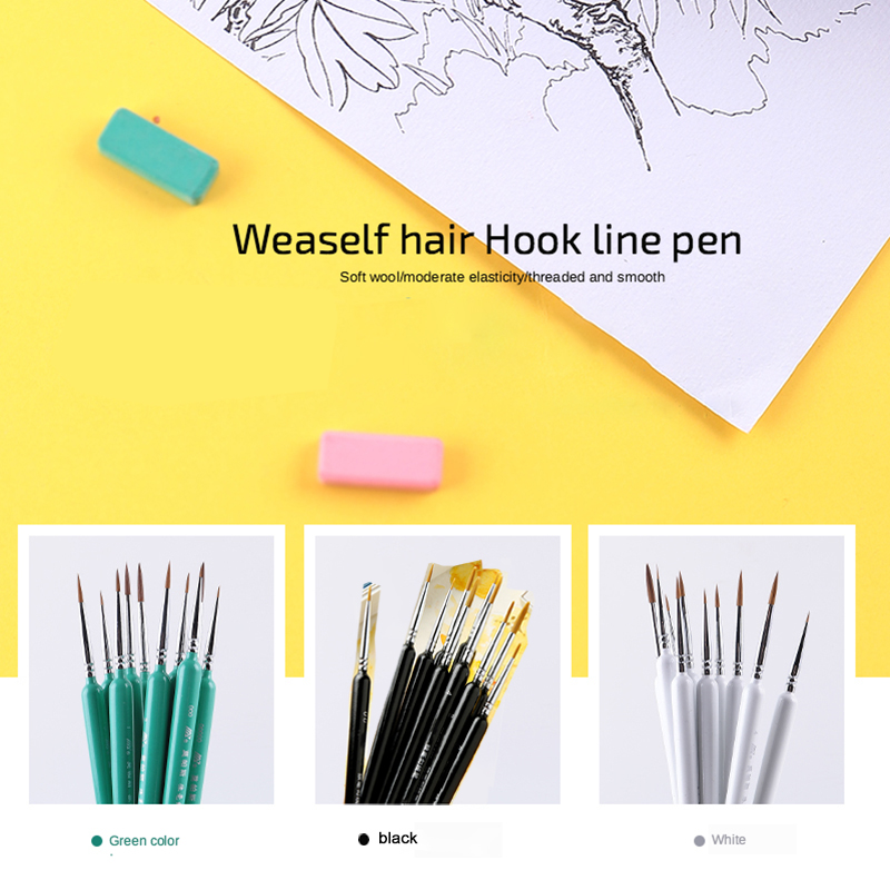 4/5/10 Buah Kuas Lukis Seni Pe - Gouache Paint Set ulasan dan harga