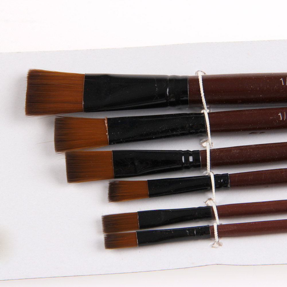 6Pcs Nilon Akrilik Cat Minyak  - Gouache Paint Set ulasan dan harga