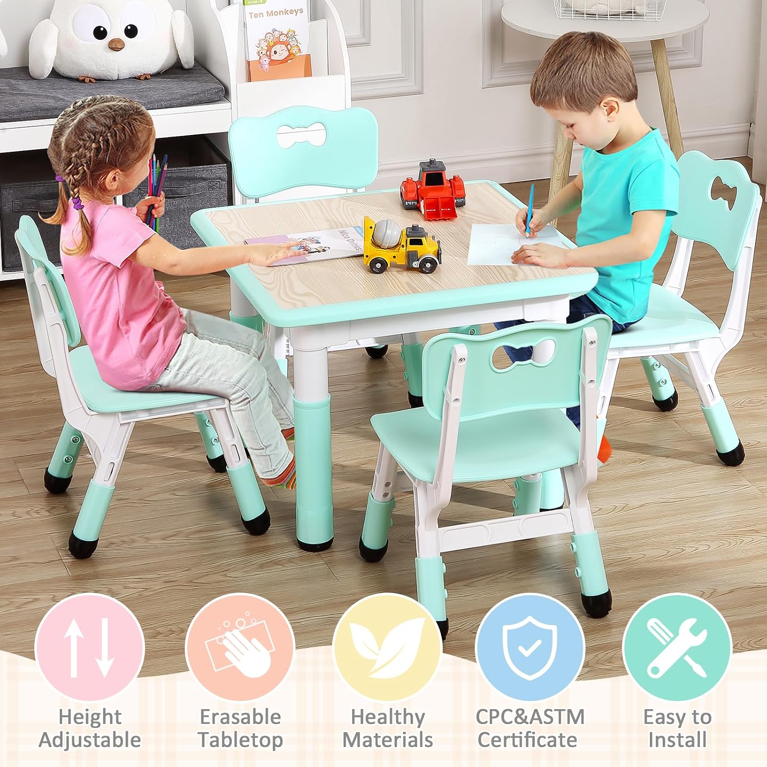 TackView Meja Anak 23 Inci dan - Art Craft Furniture ulasan dan harga