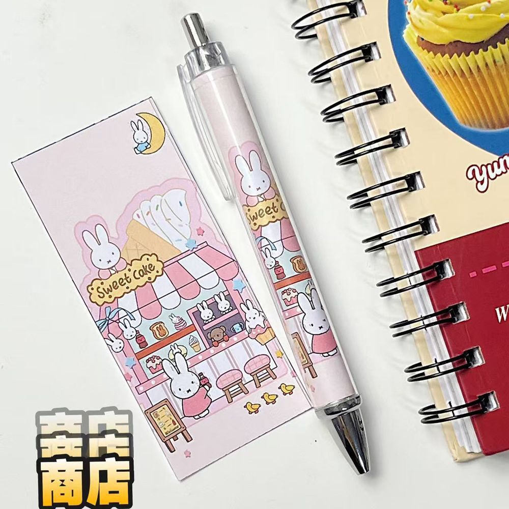 Pulpen Gel Miffy Rabbit Baru W - Calligraphy Pen Set ulasan dan harga