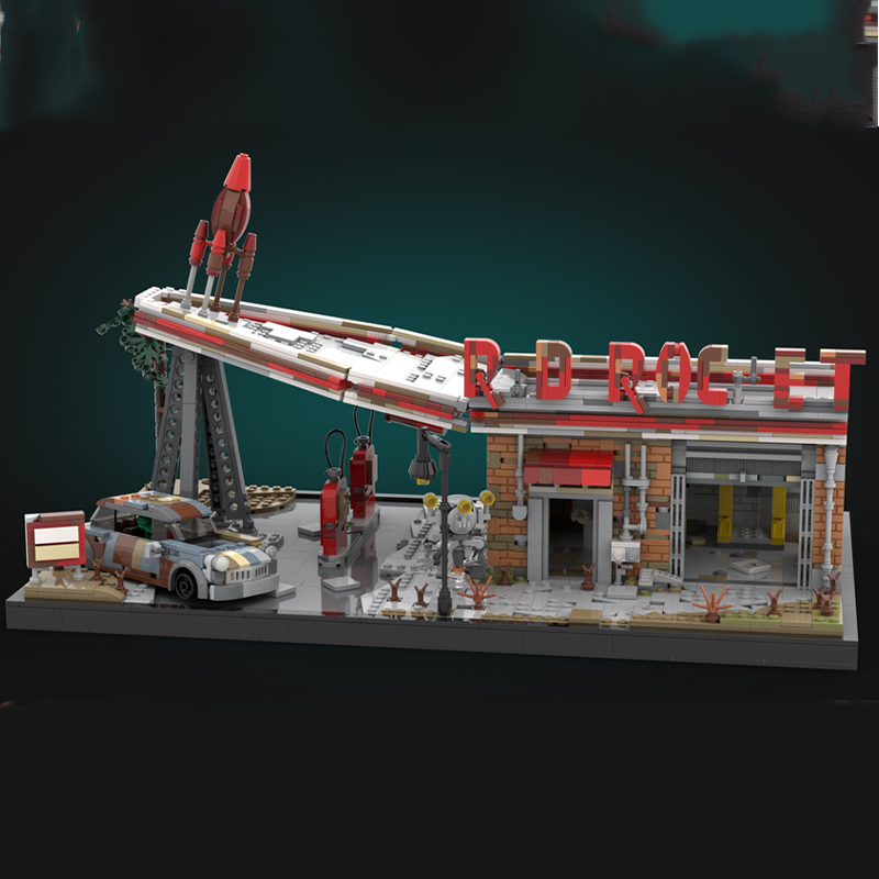 2168pcs MOC Roket Merah Fallou - Art And Craft Rocket ulasan dan harga