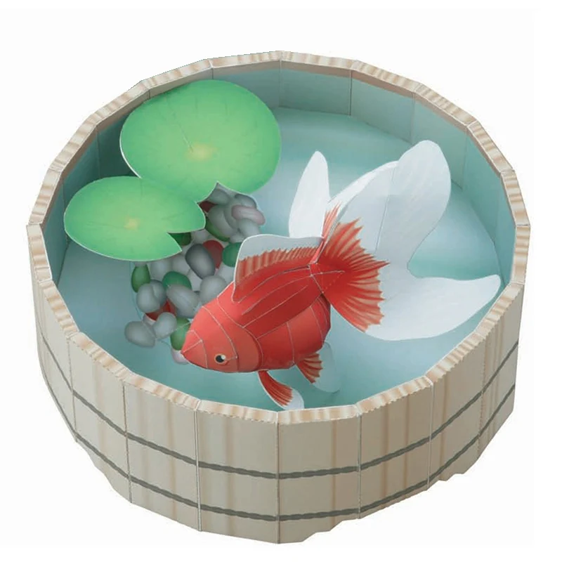Ikan mas Origami seni Mini 3D  - Art Craft Center ulasan dan harga