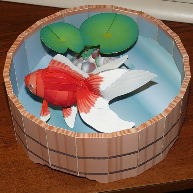 Ikan mas Origami seni Mini 3D  - Art Craft Center ulasan dan harga