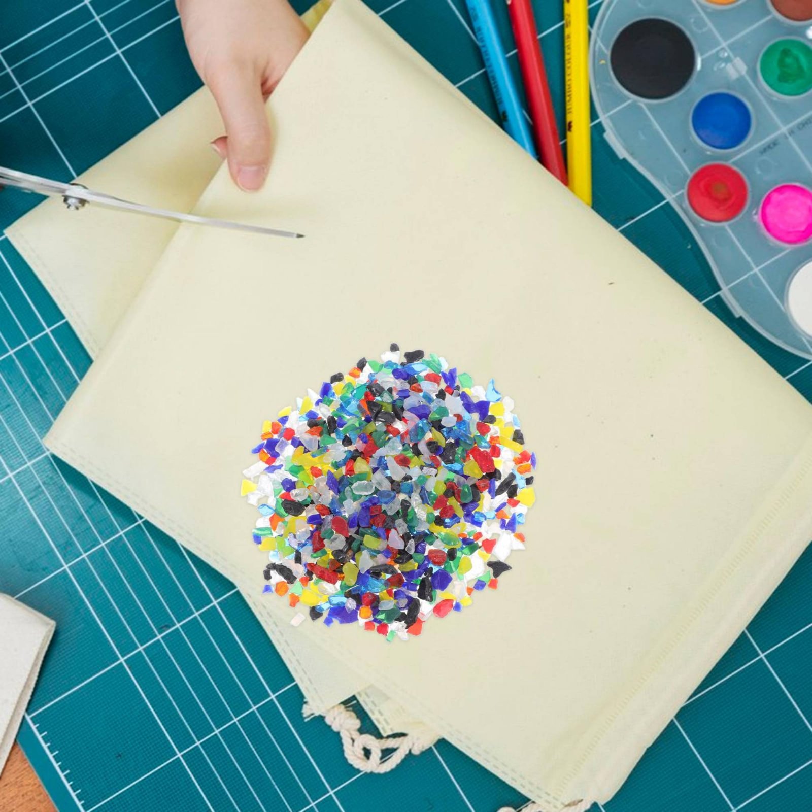Kaca Fusing COE90 Multi-Warna  - Art And Craft Studio ulasan dan harga