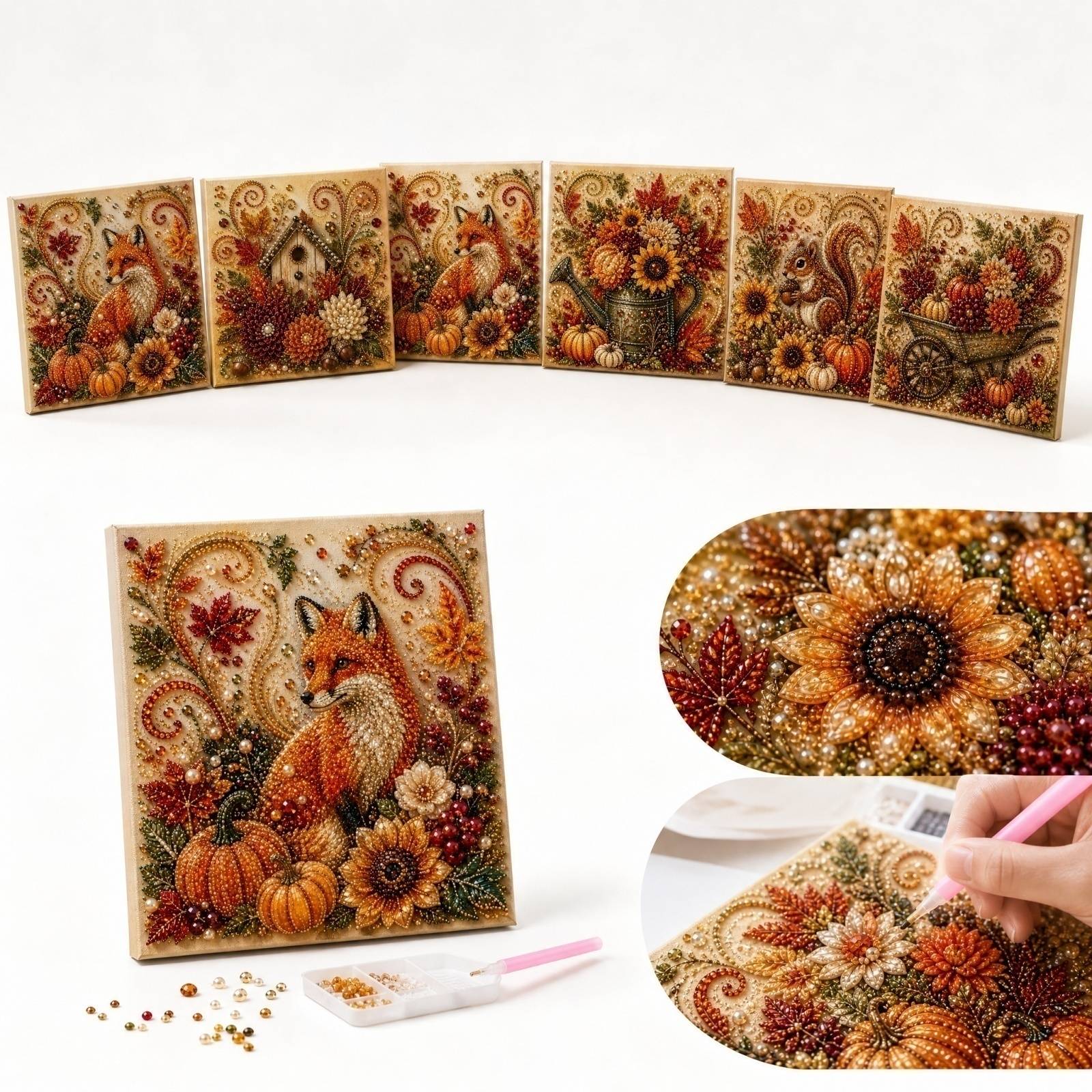 Kit Lukisan Mutiara DIY Musim  - Art Craft Earth Day ulasan dan harga