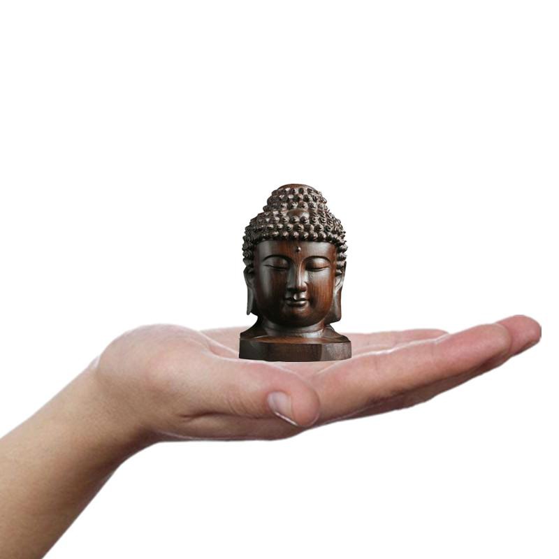 1/2 Buah Patung Sakyamuni Kayu - Art Craft India ulasan dan harga