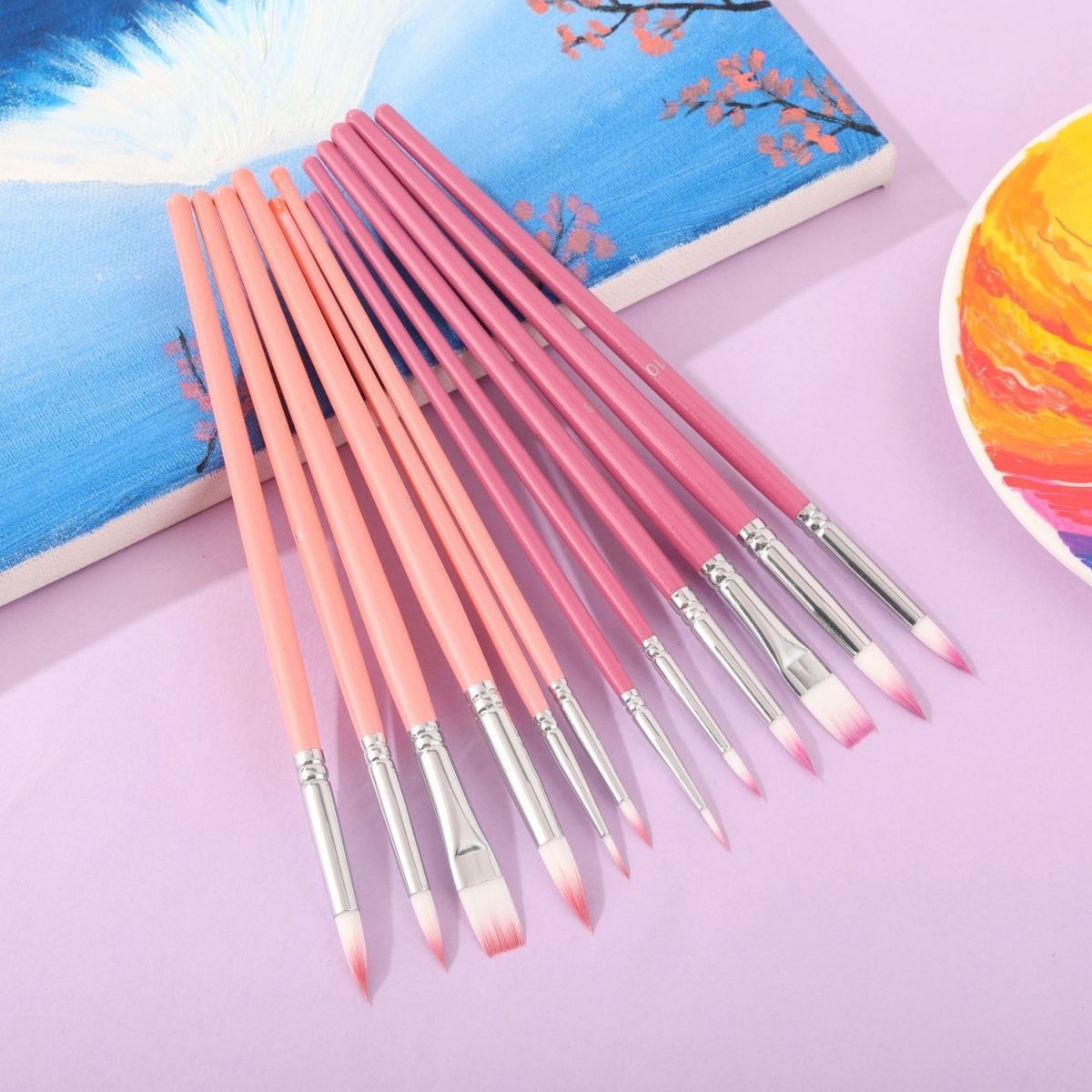 6 Pcs Set Kuas Lukis Akrilik C - Gouache Paint Set ulasan dan harga