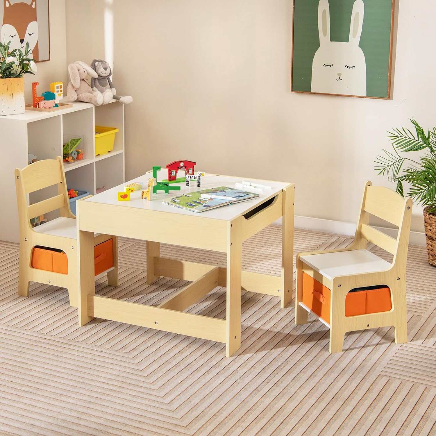 Set Meja dan Kursi Anak, 3 in  - Art Craft Toddler ulasan dan harga