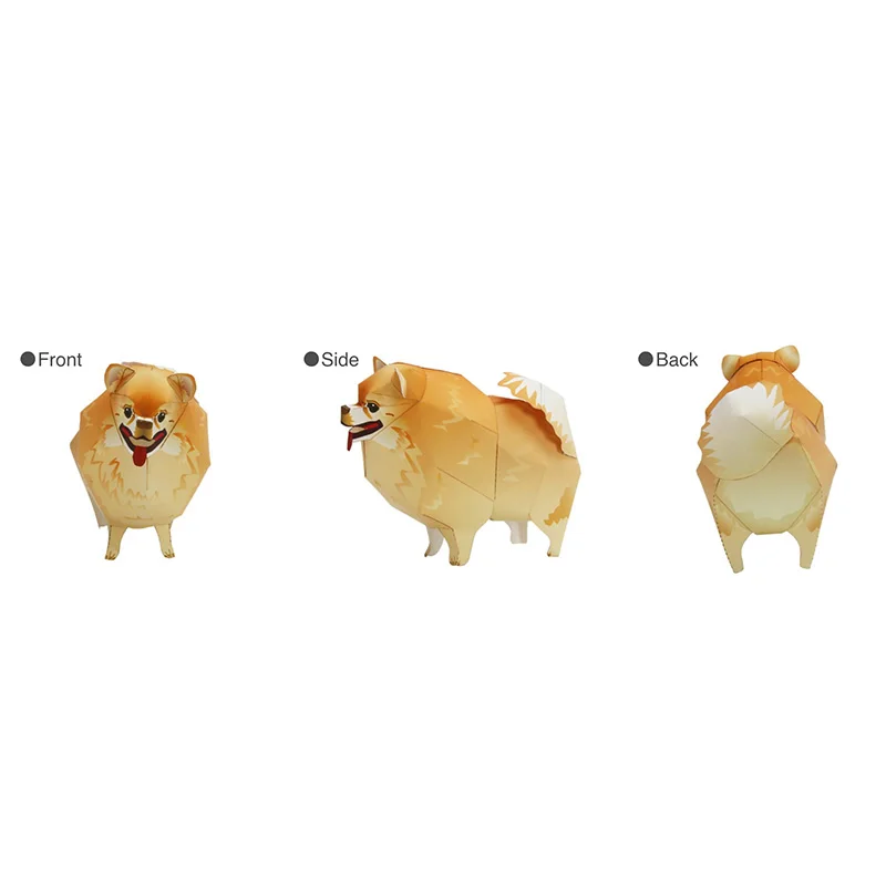 Pomeranian anjing lipat Origam - Art Craft Center ulasan dan harga