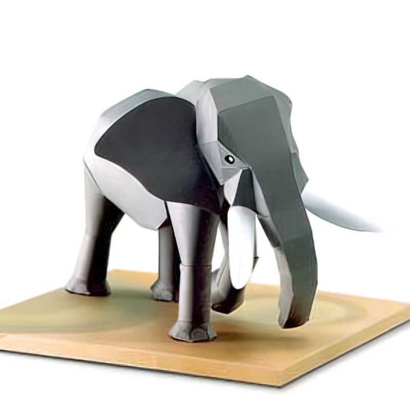 Gajah Afrika seni Origami Mini - Art Craft Center ulasan dan harga