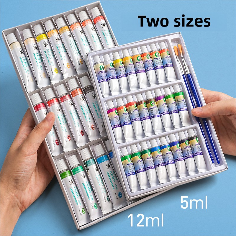 Set Cat Guas Maries 24 Kotak W - Gouache Paint Set ulasan dan harga