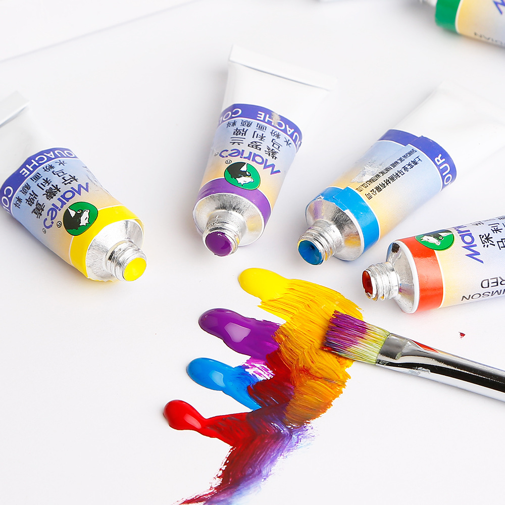 Set Cat Guas Maries 24 Kotak W - Gouache Paint Set ulasan dan harga