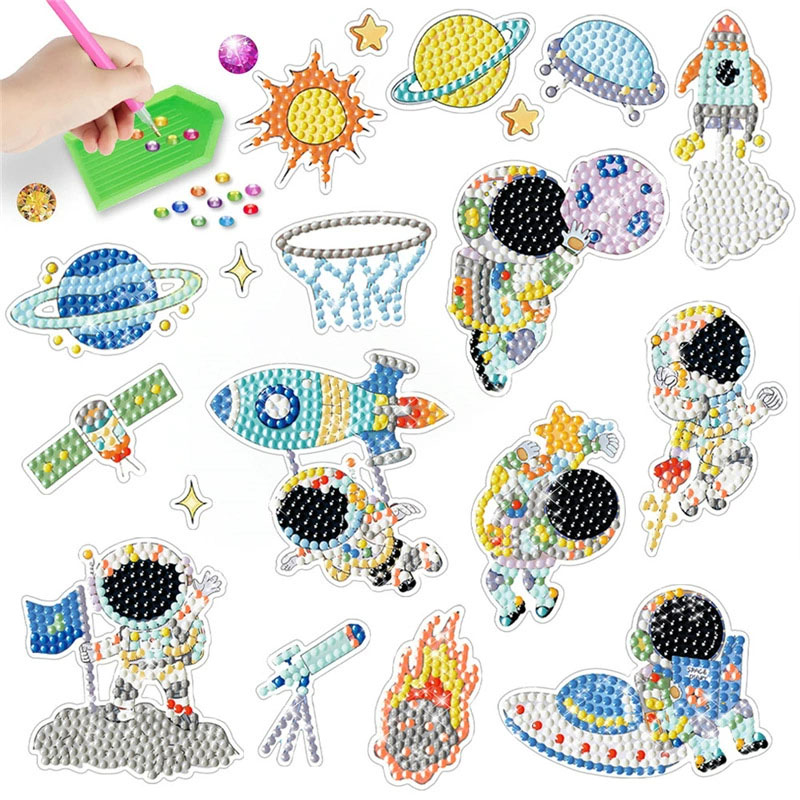 Kit Seni Berlian Luar Angkasa  - Art And Craft Rocket ulasan dan harga