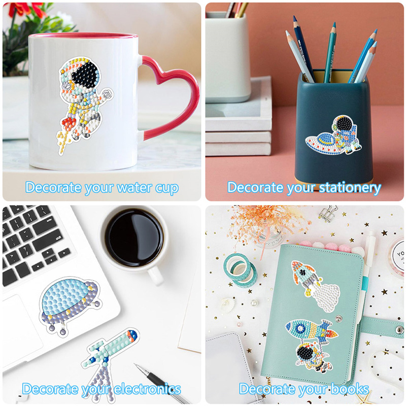 Kit Seni Berlian Luar Angkasa  - Art And Craft Rocket ulasan dan harga