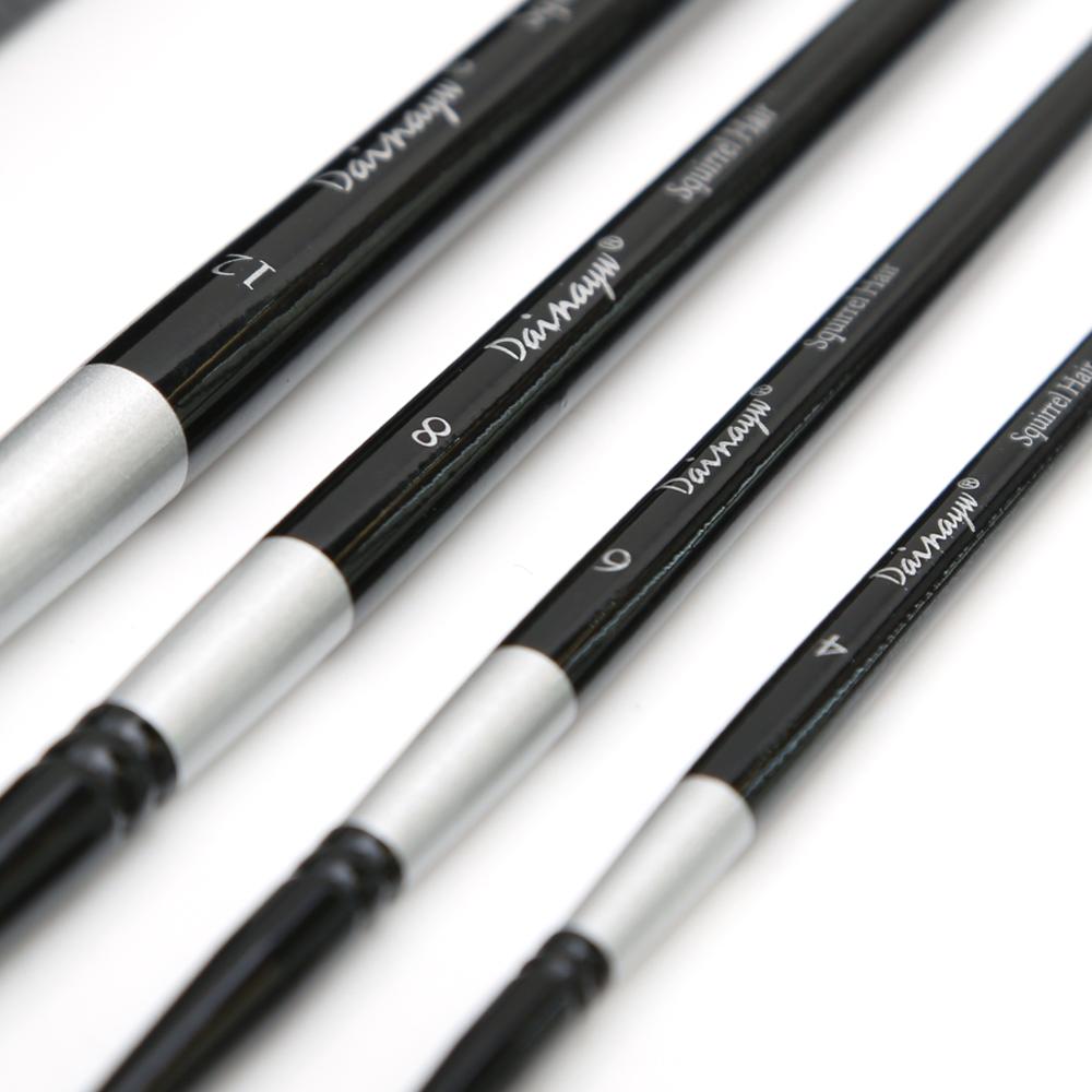 Dainayw 4 Kuas Tupai Rambut da - Gouache Paint Set ulasan dan harga
