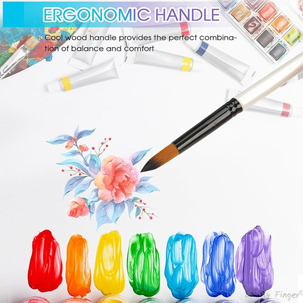12 Buah Set Kuas Cat Artis Nil - Gouache Paint Set ulasan dan harga