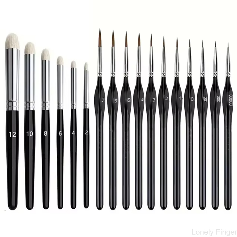Set Kuas Cat Kering Miniatur,  - Gouache Paint Set ulasan dan harga