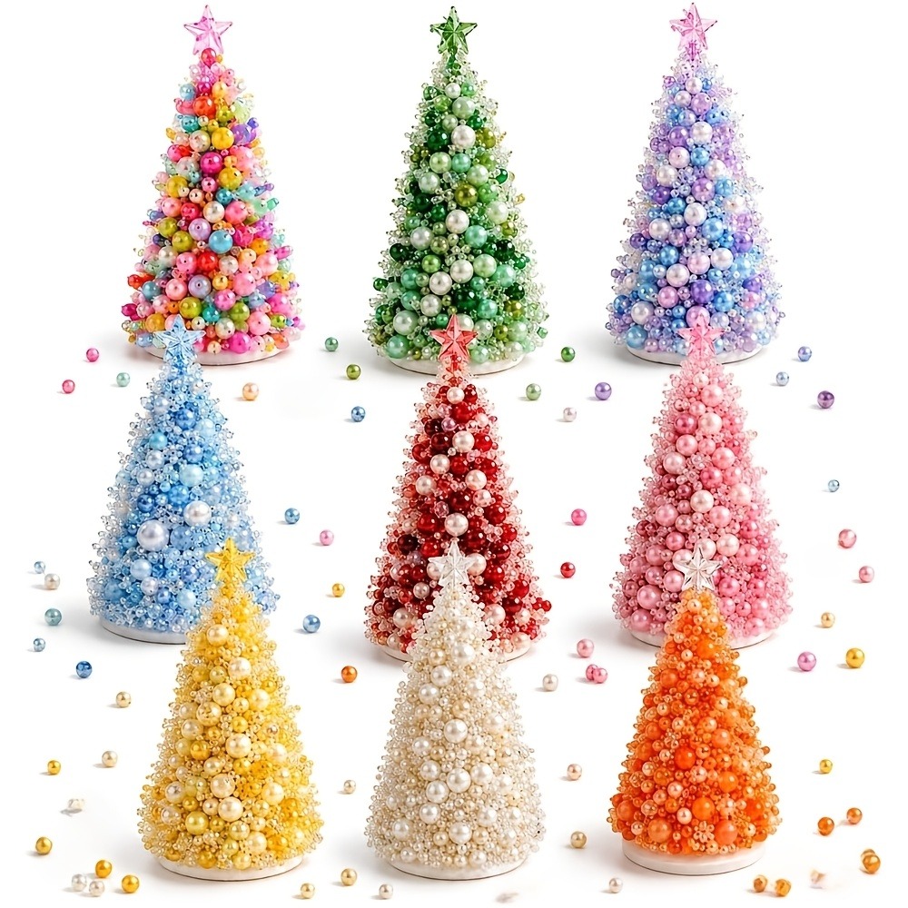 Kit Pohon Natal Berhias Manik- - Art Craft Christmas Tree ulasan dan harga