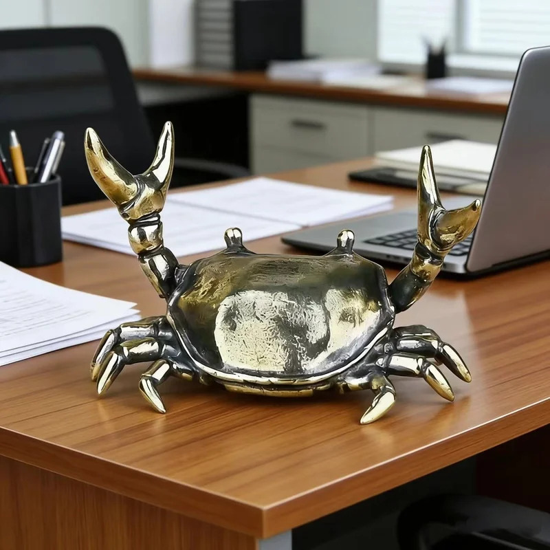 Patung Kepiting Kuningan, Kera - Art Craft Furniture ulasan dan harga