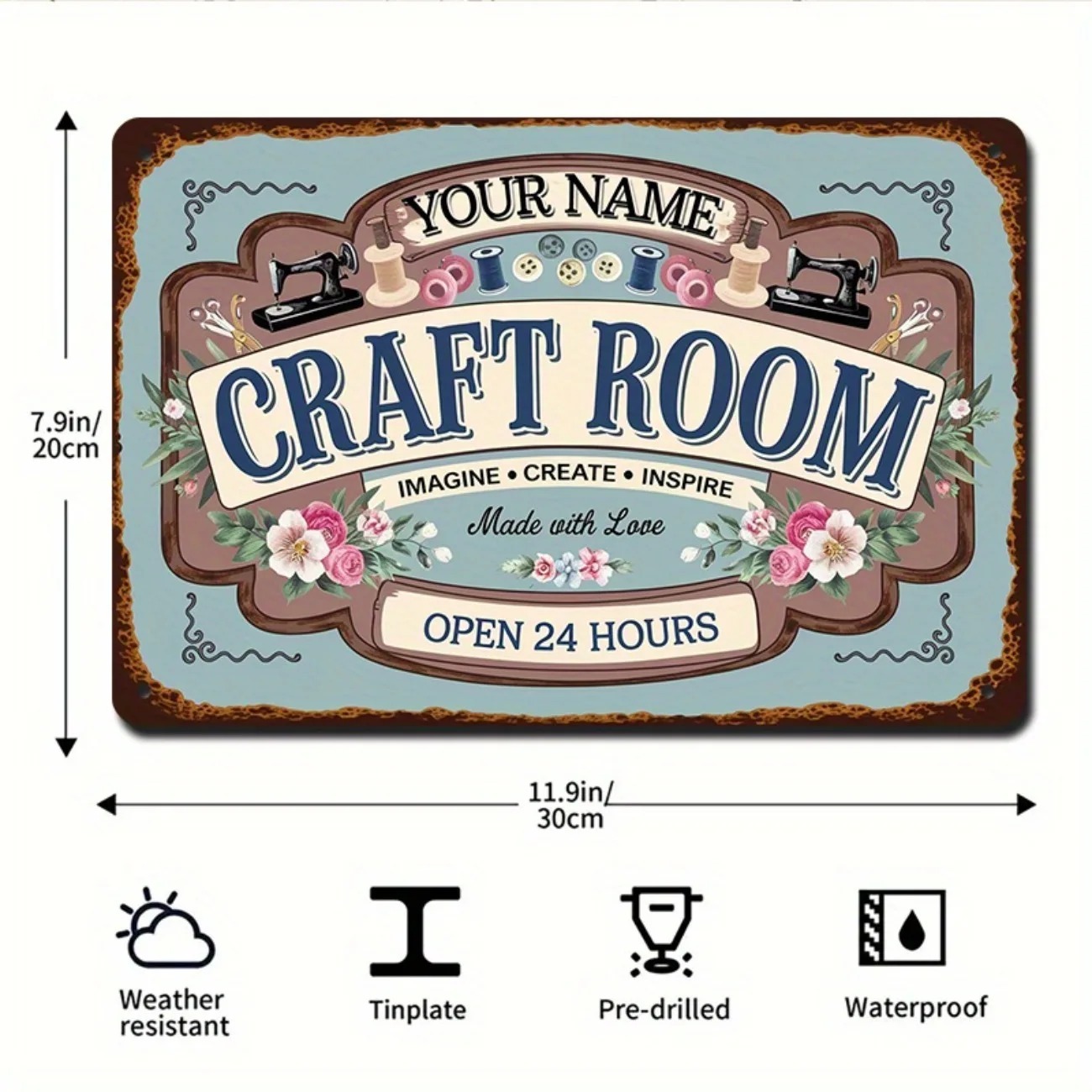 Papan Nama Logam Kustom untuk  - Art And Craft Studio ulasan dan harga