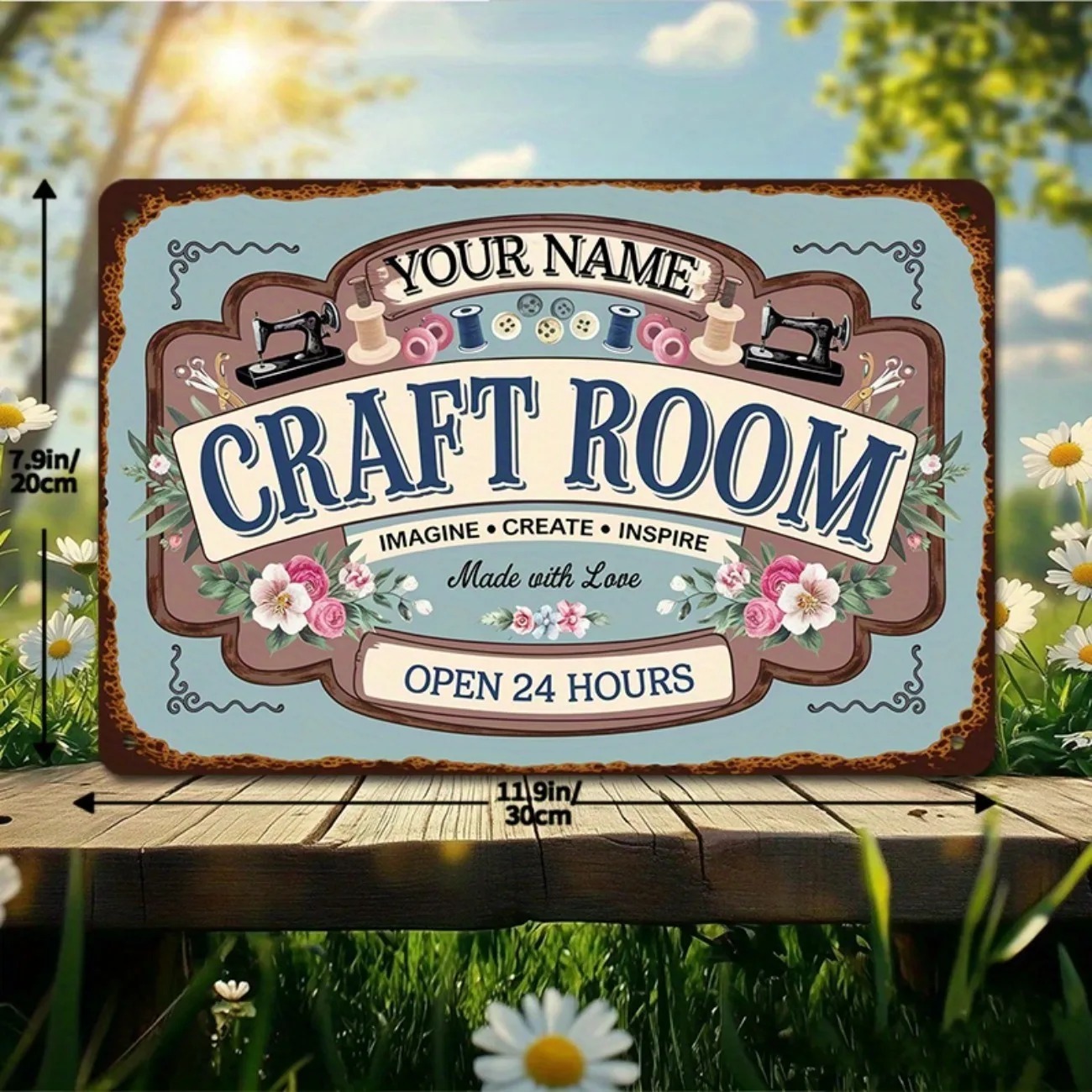 Papan Nama Logam Kustom untuk  - Art And Craft Studio ulasan dan harga