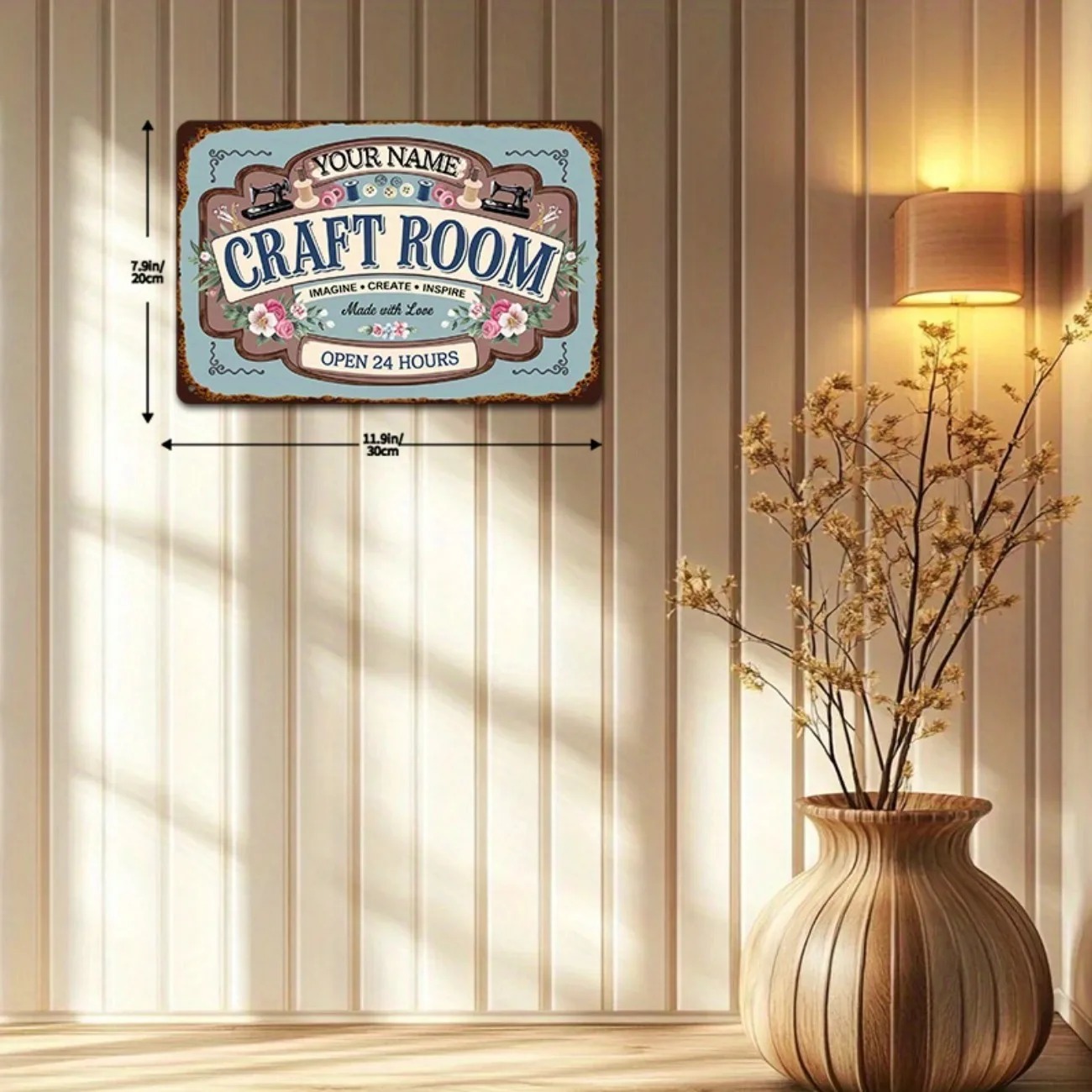 Papan Nama Logam Kustom untuk  - Art And Craft Studio ulasan dan harga