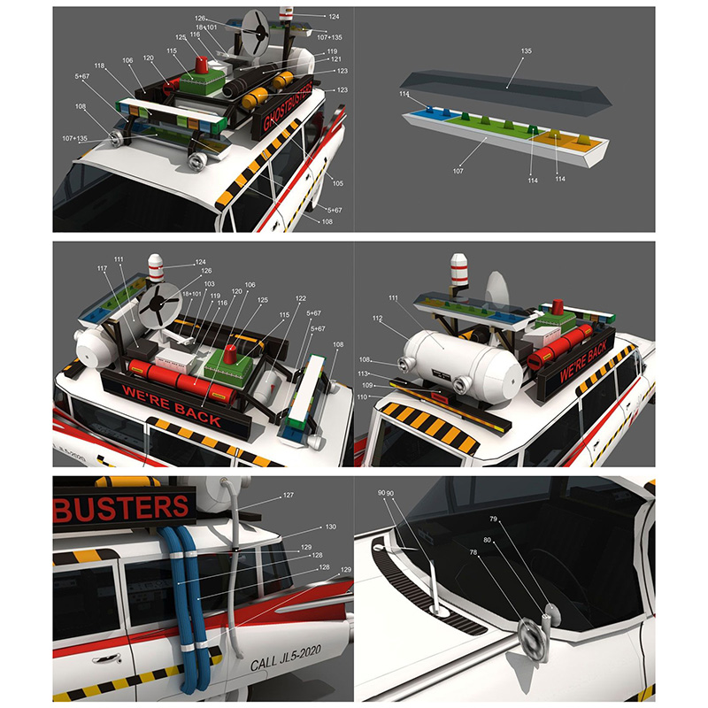 Ghostbusters Mobil Ecto-1A 1:2 - Art Craft Center ulasan dan harga
