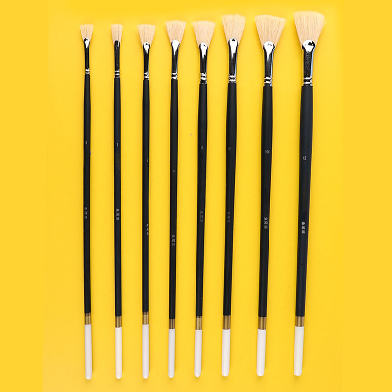 8 Buah/Set Bulu Kuas Cat Minya - Gouache Paint Set ulasan dan harga