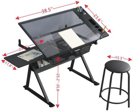 Meja Gambar dengan Permukaan K - Art And Craft Studio ulasan dan harga