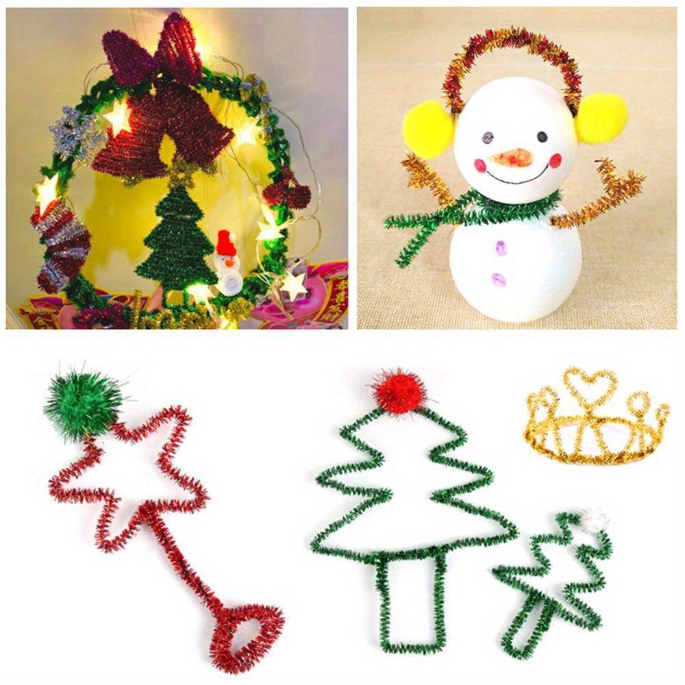 100Pcs 30cm Kawat Bulu Berkila - Art Craft Earth Day ulasan dan harga