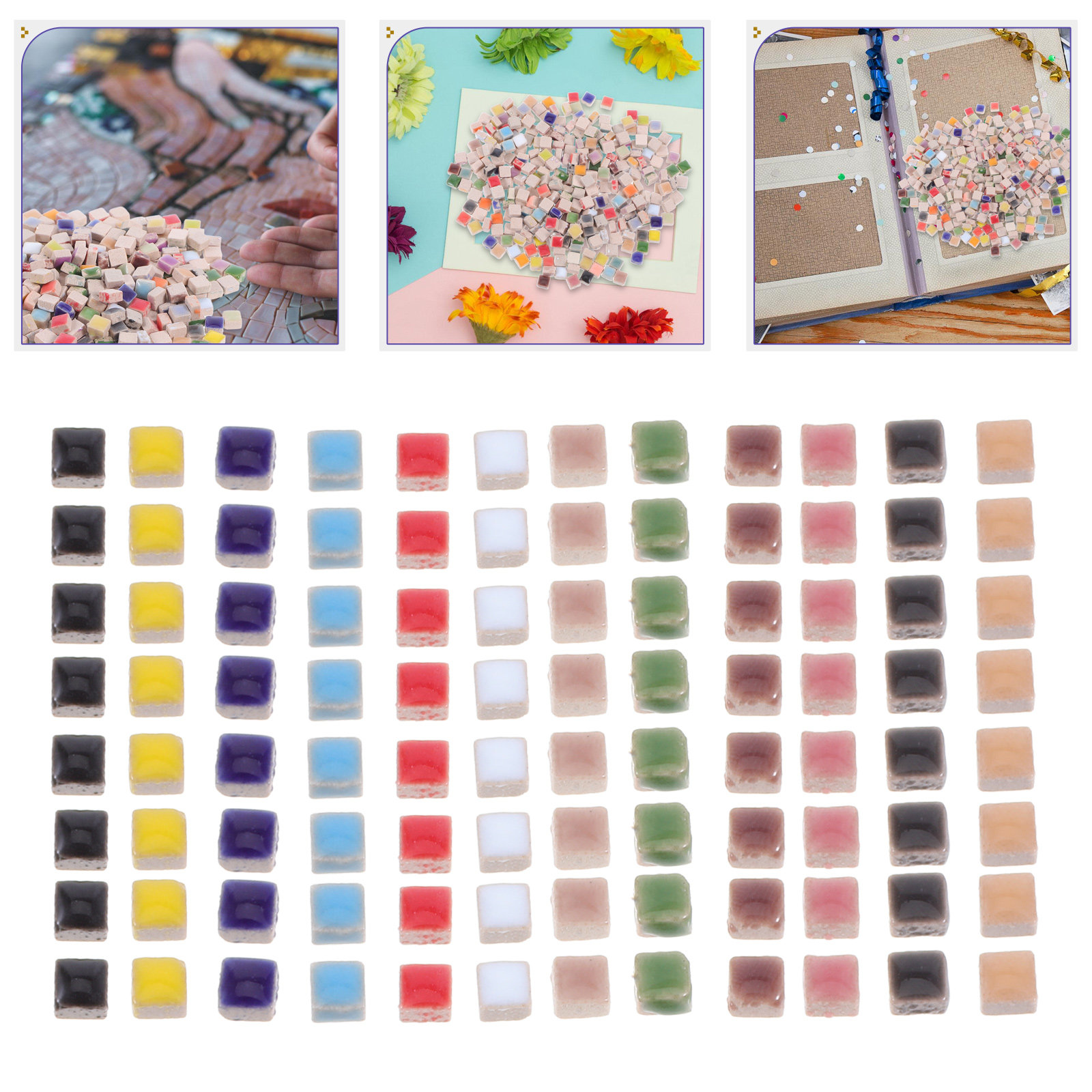Ubin Keramik Mosaik untuk Kera - Art Craft Furniture ulasan dan harga