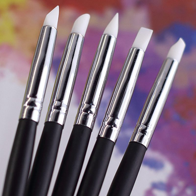 5 Buah Kuas Cat Ujung Karet Si - Gouache Paint Set ulasan dan harga