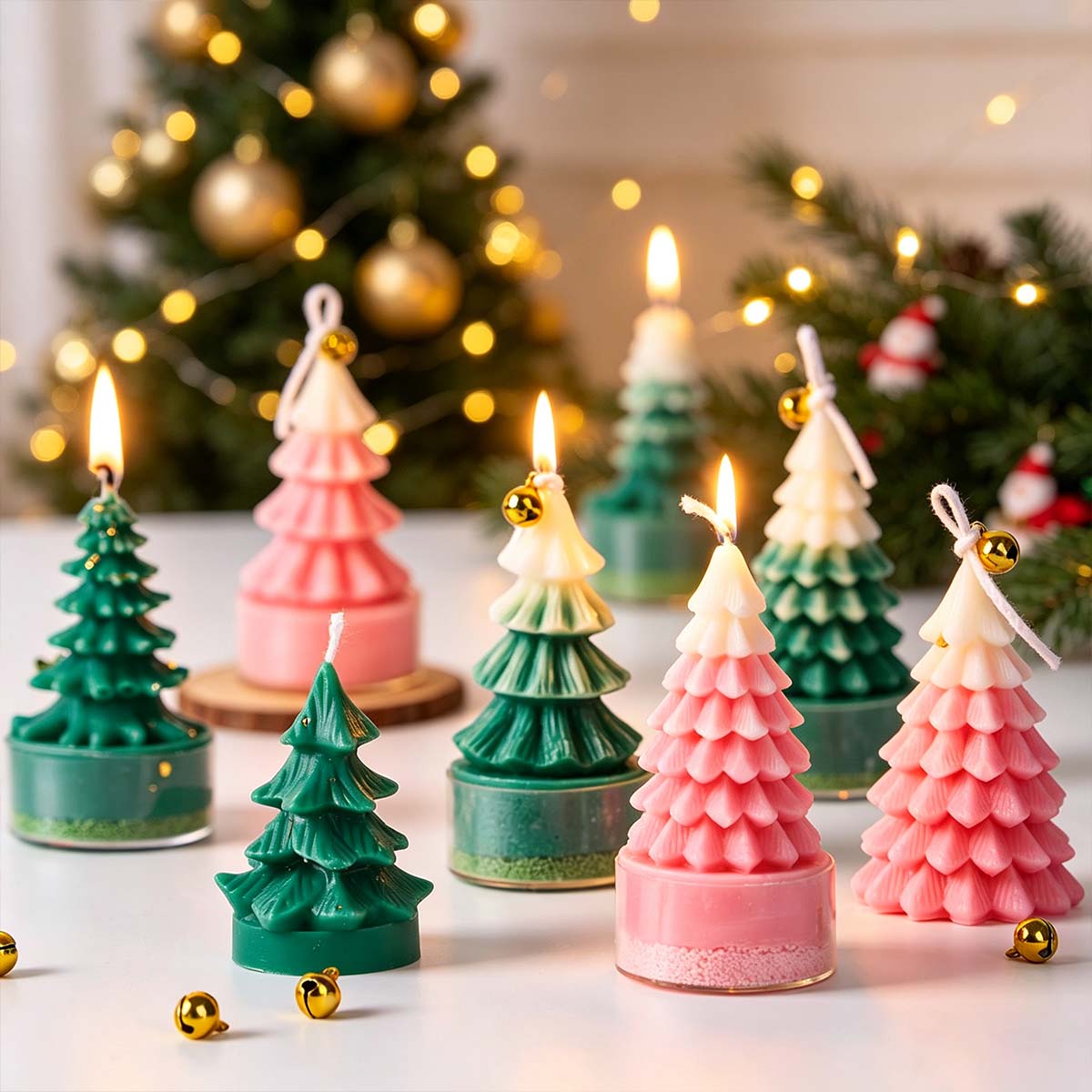 Cetakan Lilin Silikon Pohon Na - Art Craft Christmas Tree ulasan dan harga